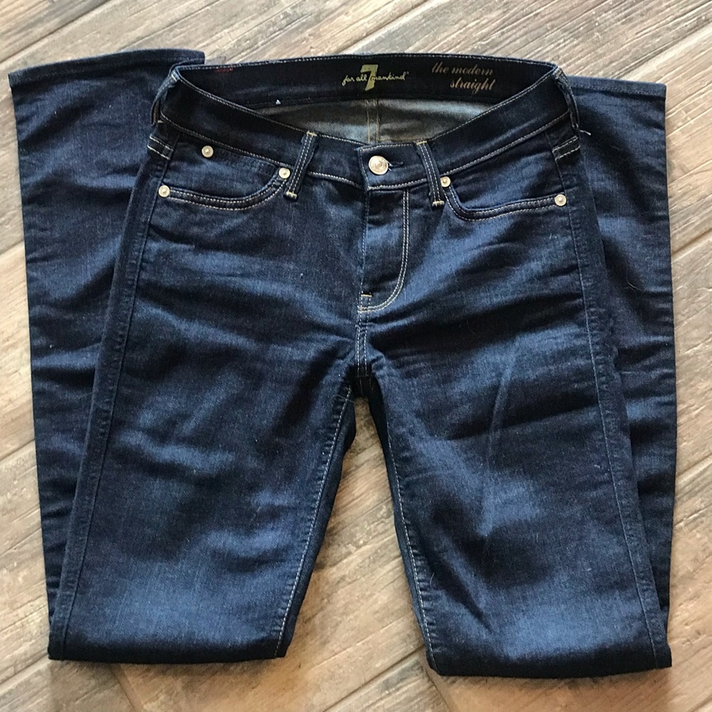 7 for all mankind the modern straight jeans